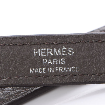 Hermes Taurillon Clemence Kelly Retourne 32 Etain 24 of 33