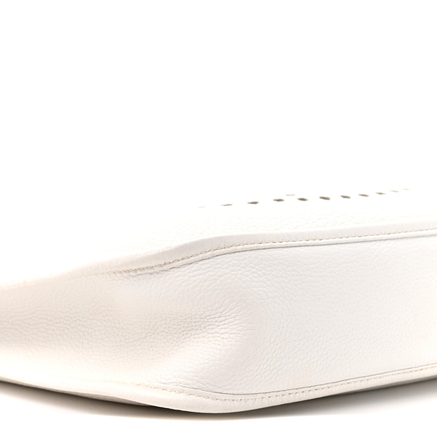 Hermes Taurillon Clemence Amazone Evelyne II PM White 10 of 11