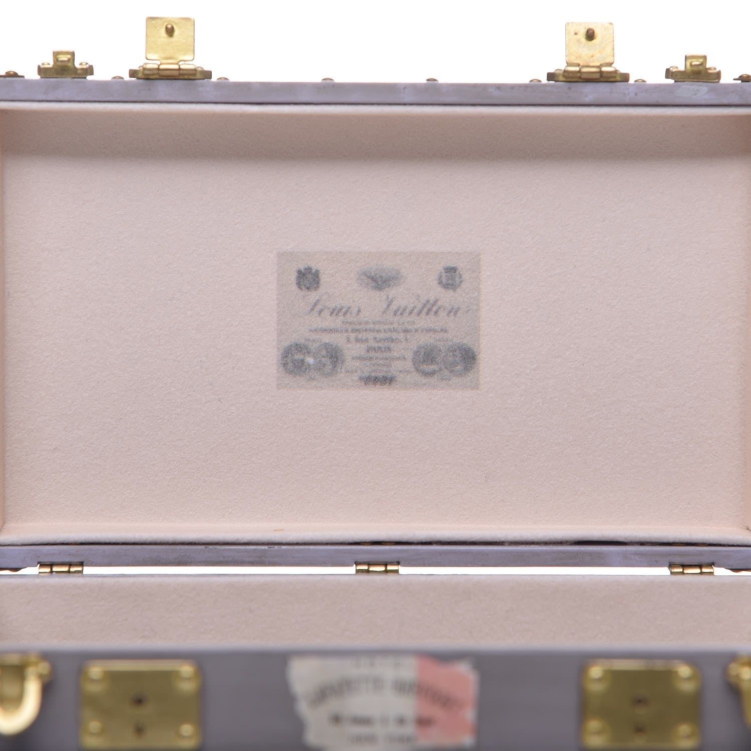 Louis Vuitton Mini Malle Zinc Trunk Paperweight Jewelry Box 8 of 11