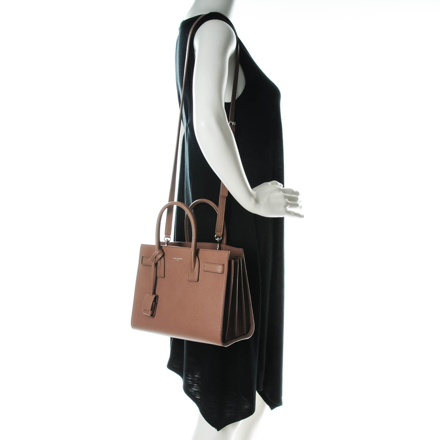 Grained Calfskin Baby Sac De Jour Light Dusty Rose