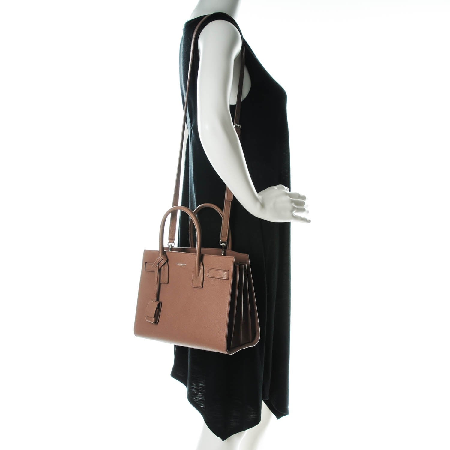 Saint Laurent Grained Calfskin Baby Sac De Jour Light Dusty Rose 2 of 6