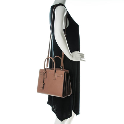 Saint Laurent Grained Calfskin Baby Sac De Jour Light Dusty Rose 2 of 6