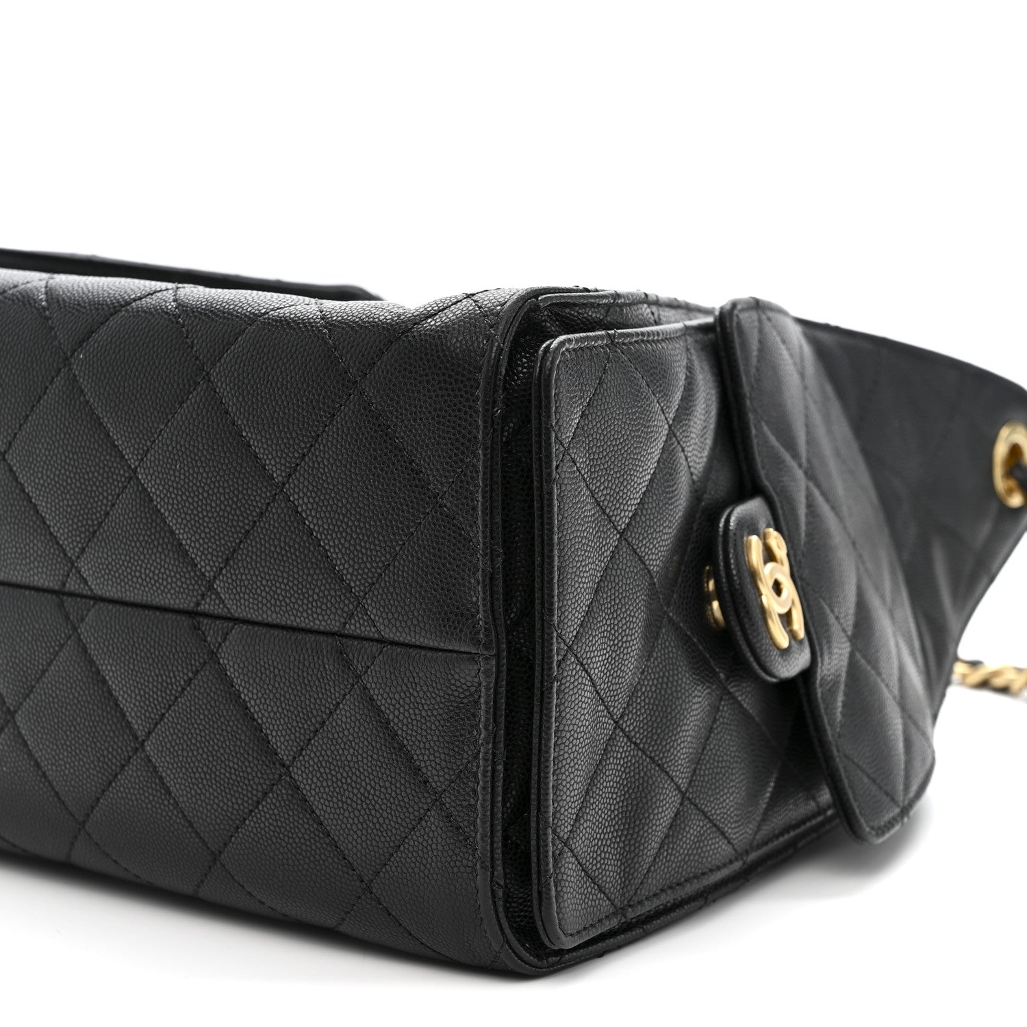 Chanel Caviar Quilted Small Chanel 25 Handbag Black 9 of 12