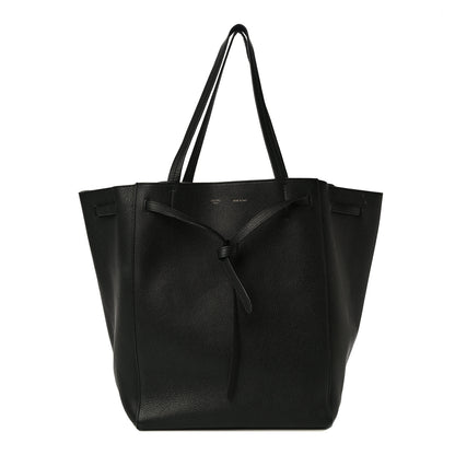 Celine Soft Grained Calfskin Medium Belt Cabas Phantom Black 1 of 13