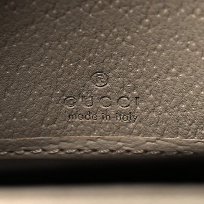 Gucci GG Supreme Monogram Textured Dollar Calfskin Web Ophidia Zip Around Wallet Beige Mystic White Oatmeal 6 of 10