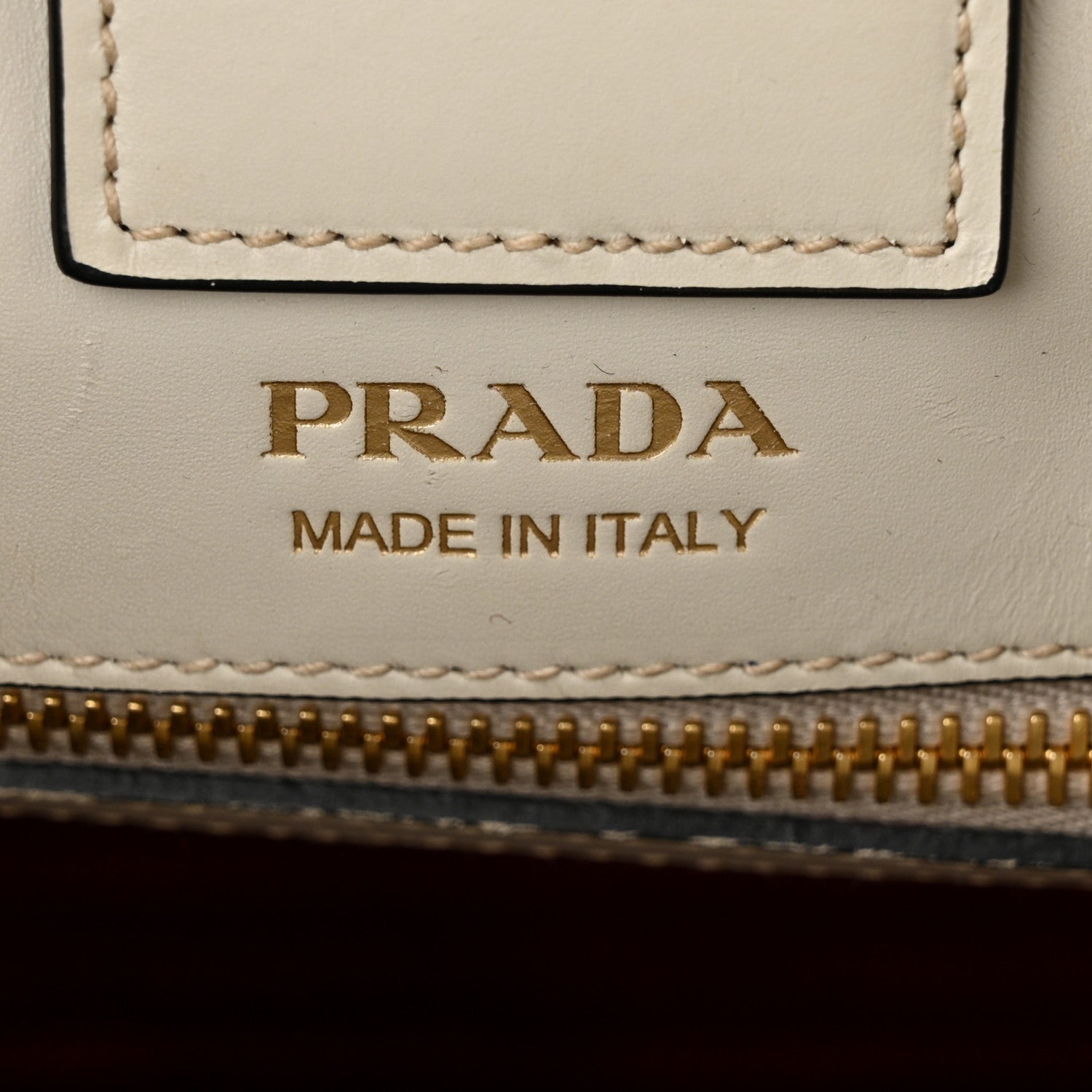 Prada City Calfskin Medium Colorblock Bibliotheque Tote White Fuoco 6 of 14