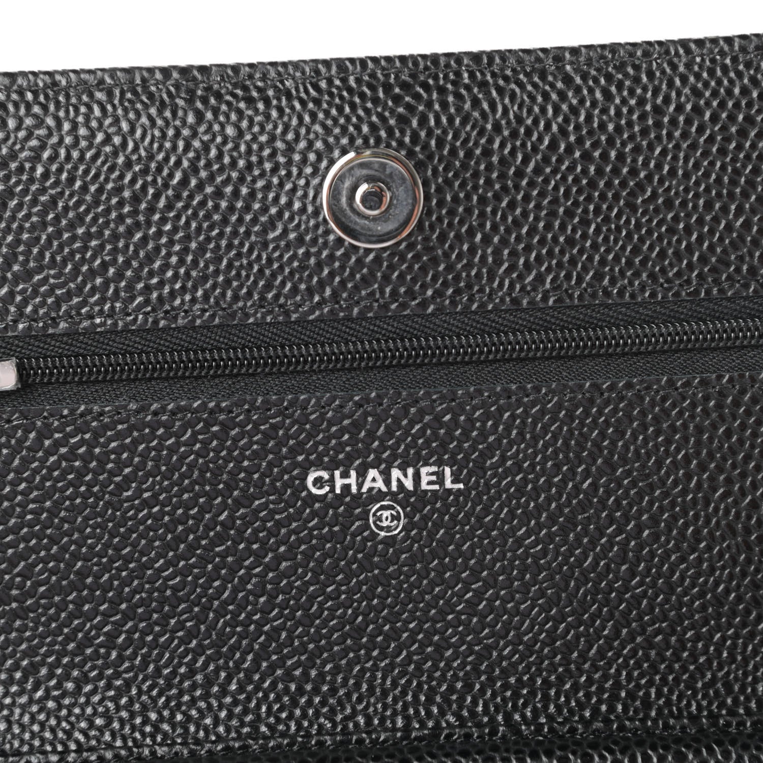 Chanel Caviar Quilted Wallet On Chain WOC Black 6 of 10