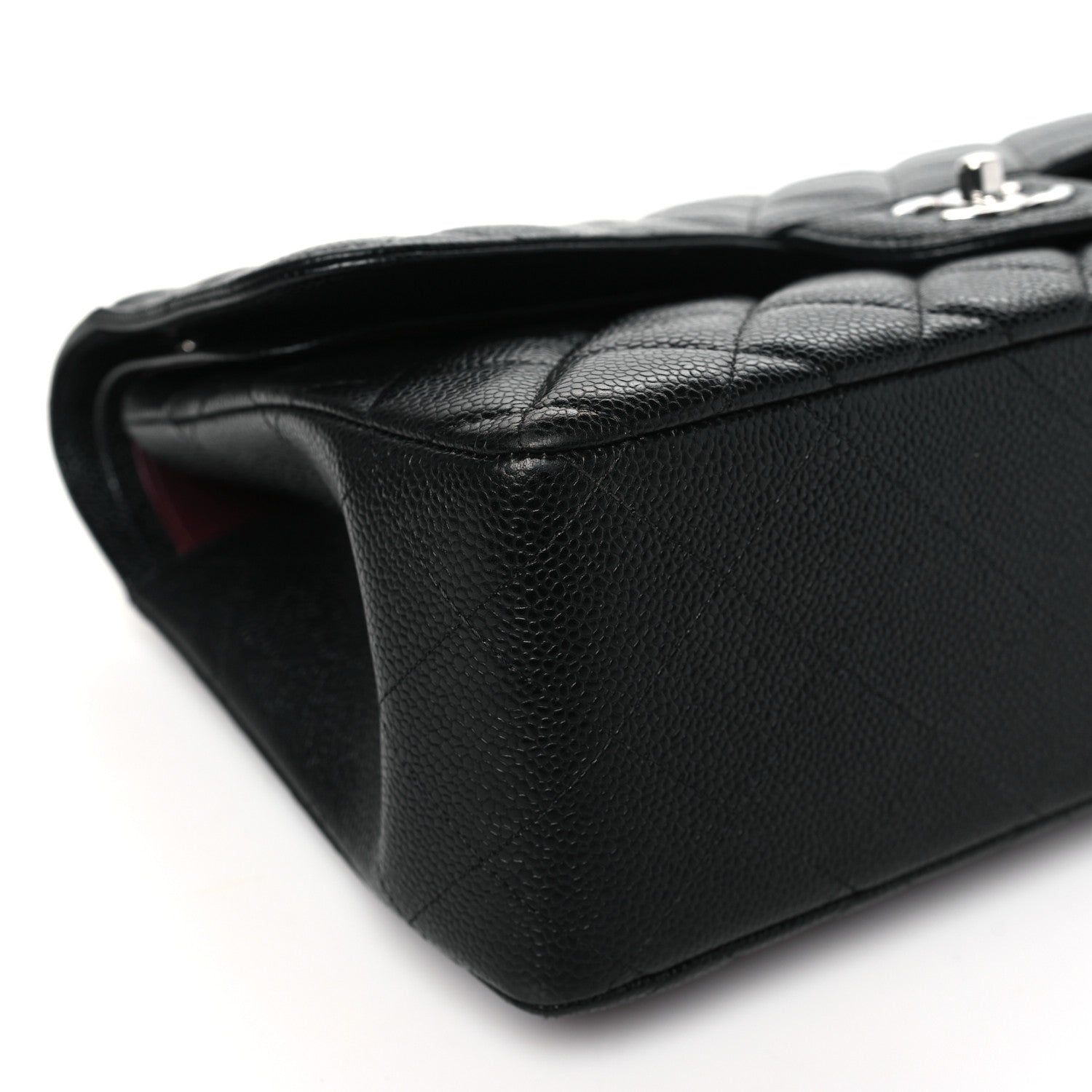 Chanel Caviar Quilted Jumbo Double Flap Black 9 of 10