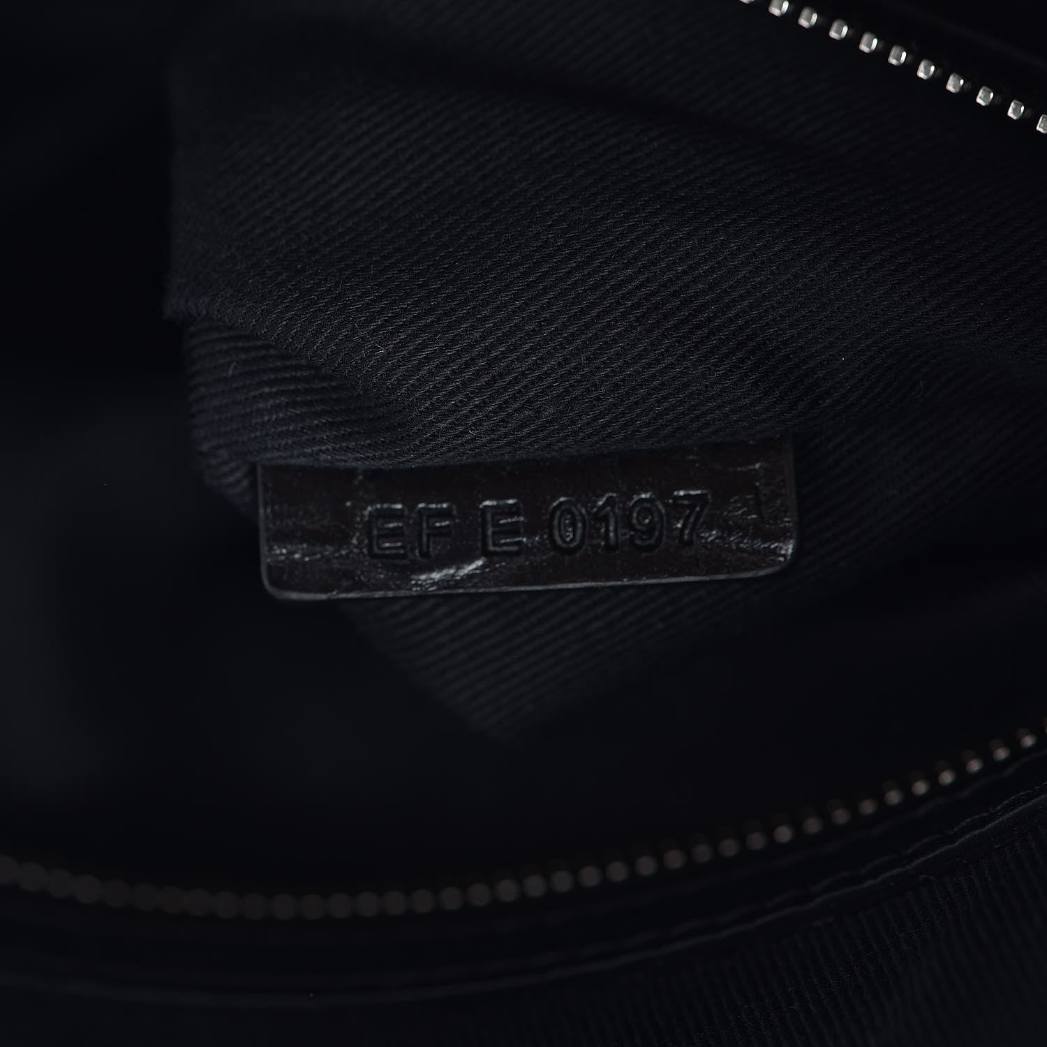 Givenchy Calfskin Crocodile Embossed Document Holder Black White 7 of 7