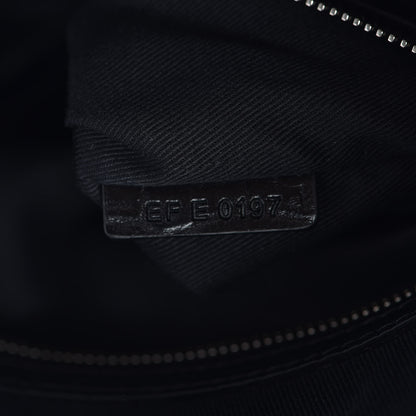 Givenchy Calfskin Crocodile Embossed Document Holder Black White 7 of 7