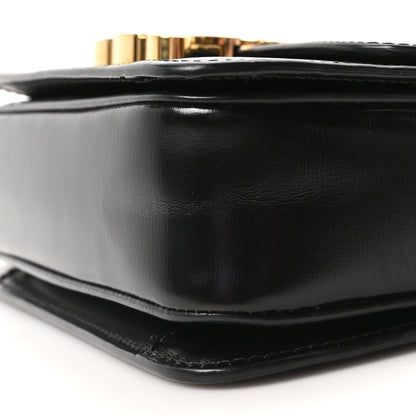Celine Shiny Calfskin Teen Triomphe Black 10 of 10