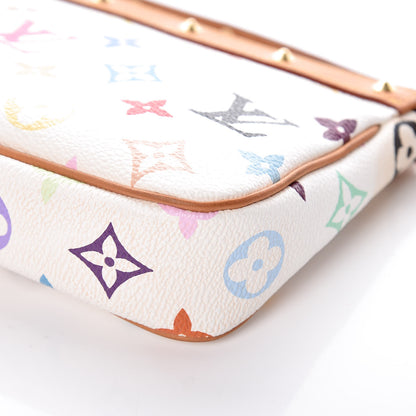 Louis Vuitton Monogram Multicolor Pochette Accessories White 11 of 15