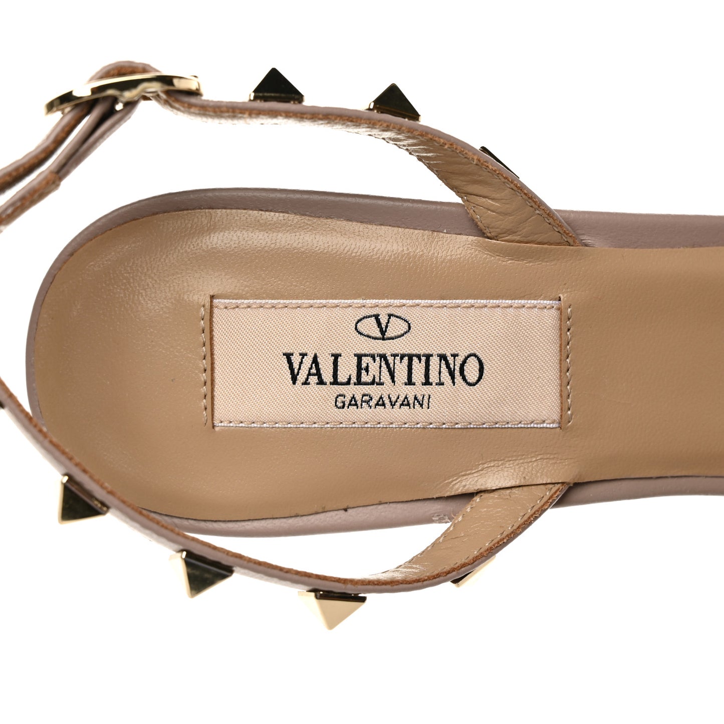 Calfskin Nappa Rockstud Slingback 60mm Pumps 36.5 Black Poudre