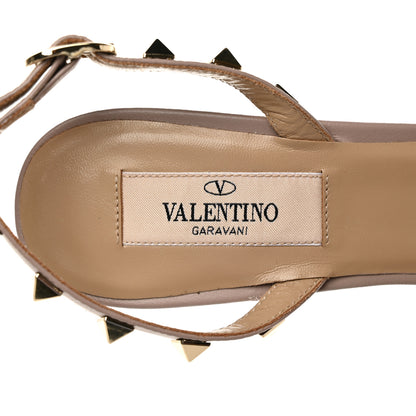 Valentino Garavani Calfskin Nappa Rockstud Slingback 60mm Pumps 36.5 Black Poudre 7 of 7