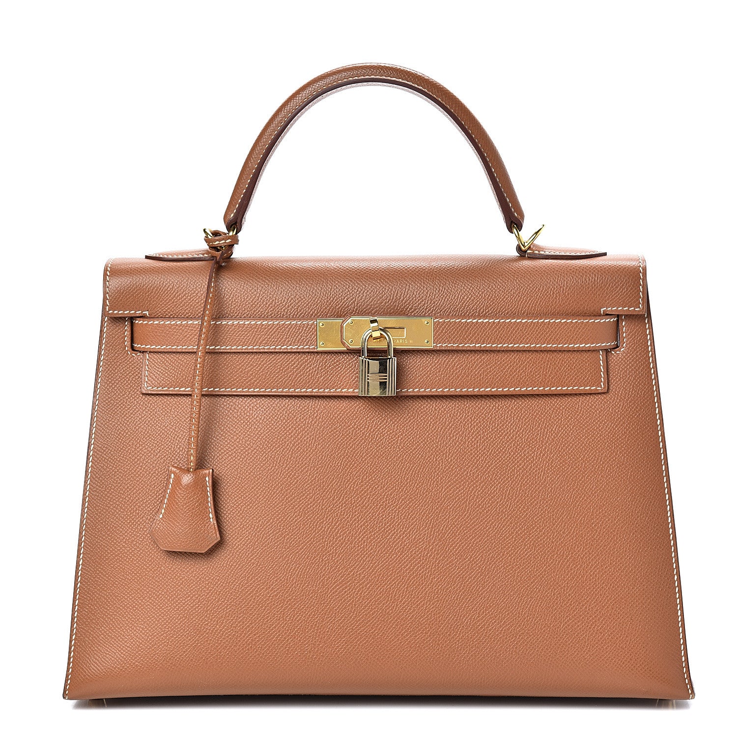 Hermes Courchevel Kelly Sellier 32 Gold 1 of 41