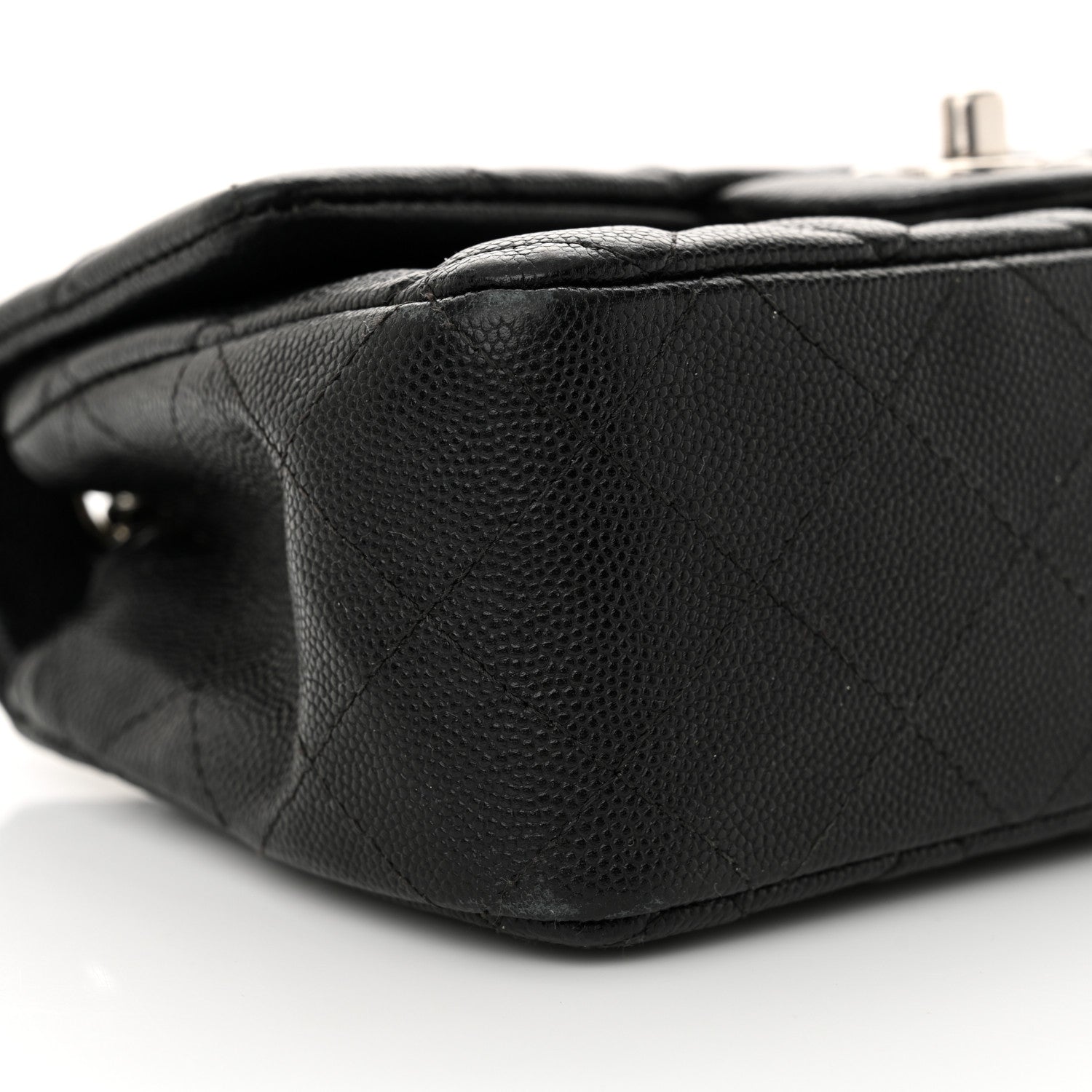 Chanel Caviar Quilted Mini Rectangular Flap Black 9 of 12