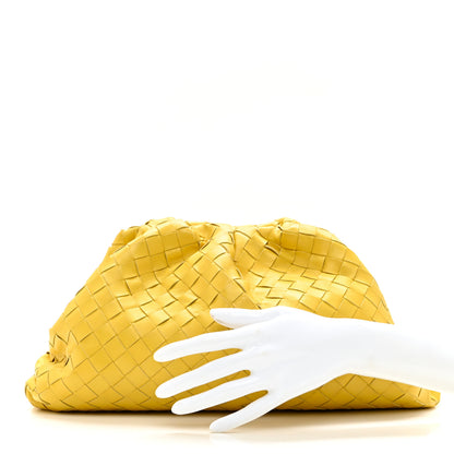 Bottega Veneta Nappa Maxi Intrecciato The Pouch Oversized Clutch Buttercup 2 of 7