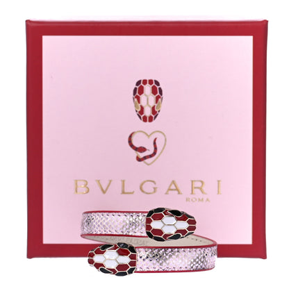 Bulgari Metallic Karung Serpenti Forever Bracelet Rosa di Francia Light Gold 6 of 6