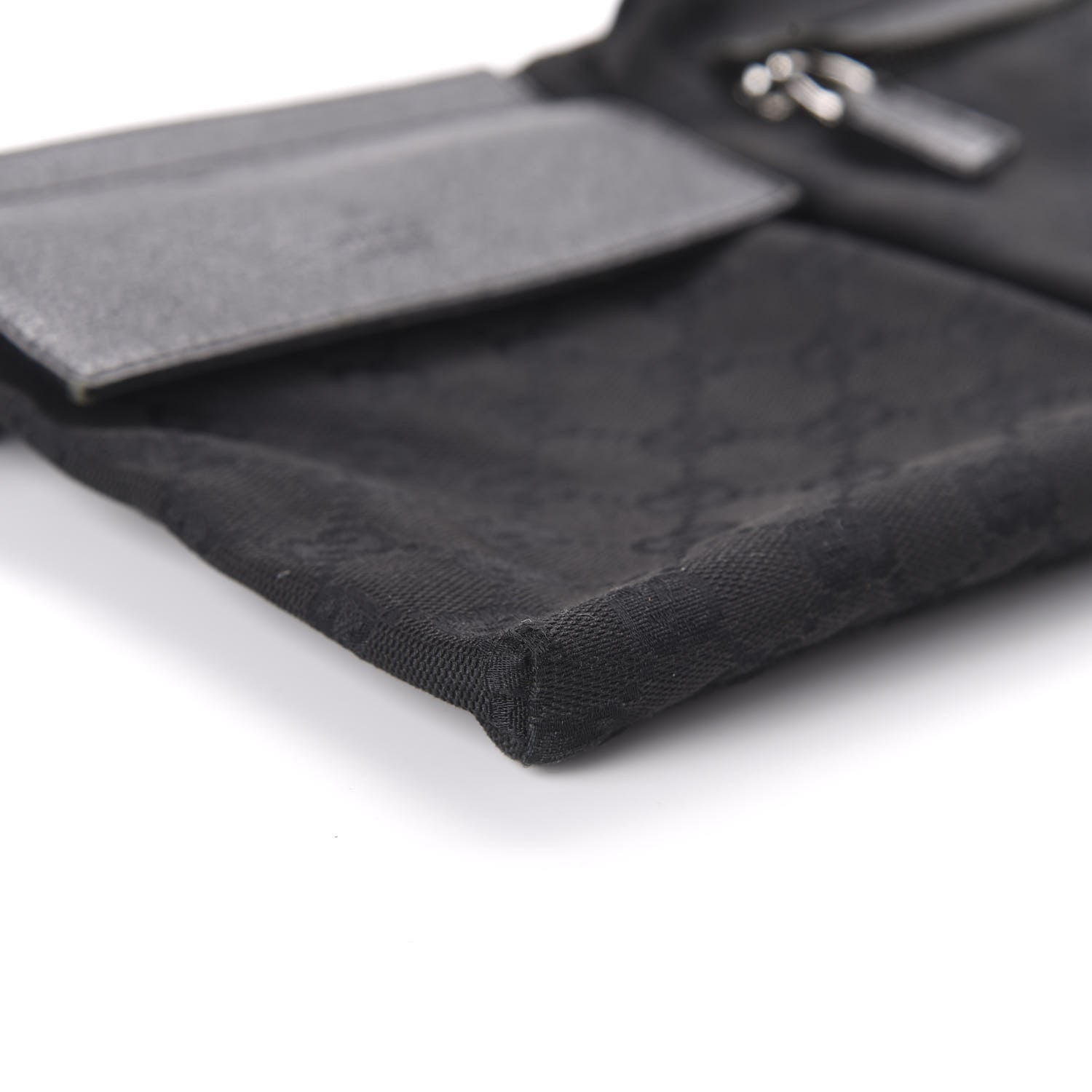 Gucci GG Monogram Double Pocket Belt Bag Black 6 of 11