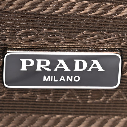 Prada Tessuto Nylon Saffiano Re-Edition 2005 Shoulder Bag Cacao 6 of 9