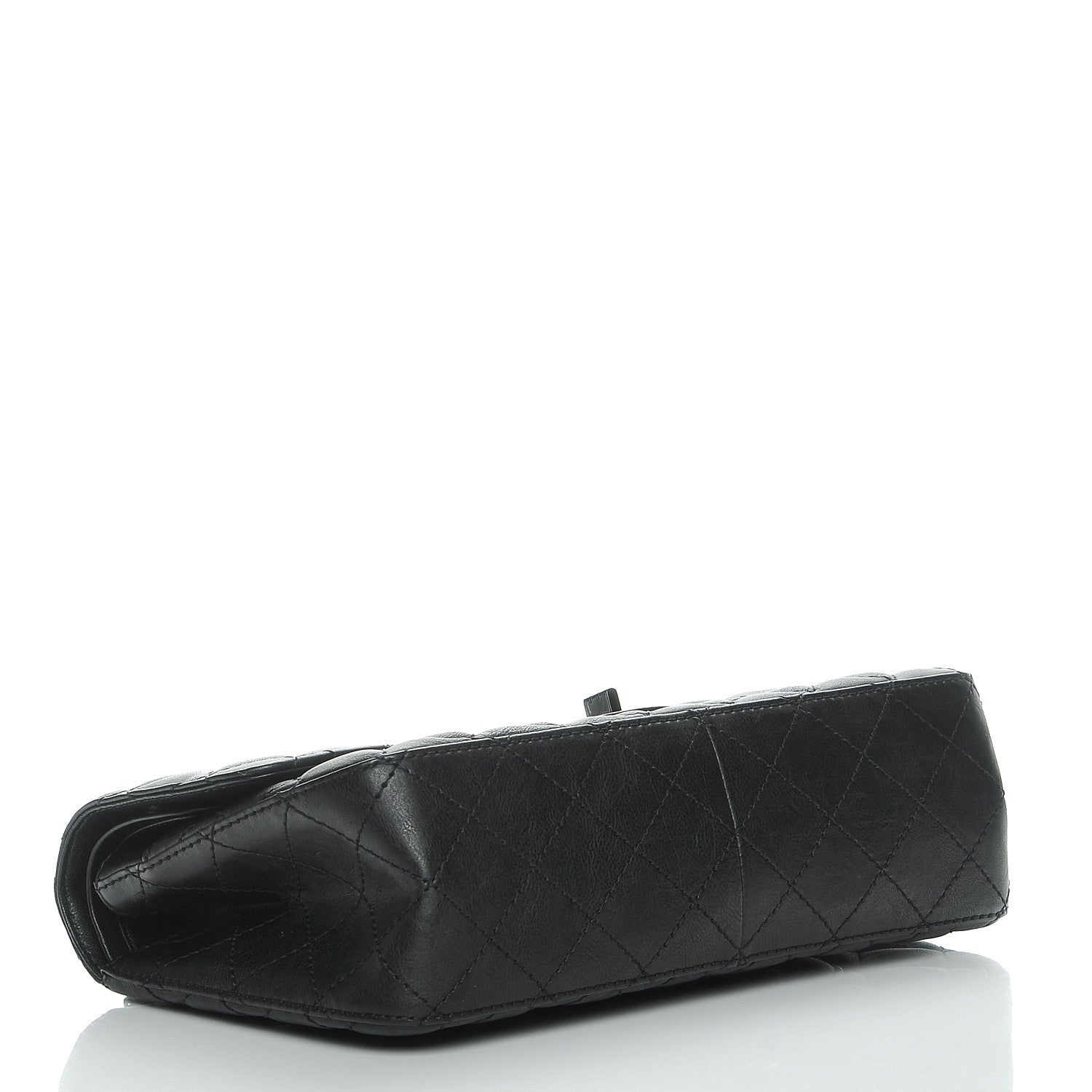 Chanel Crumpled Calfskin Quilted 2.55 Reissue 226 Flap So Black 4 of 7