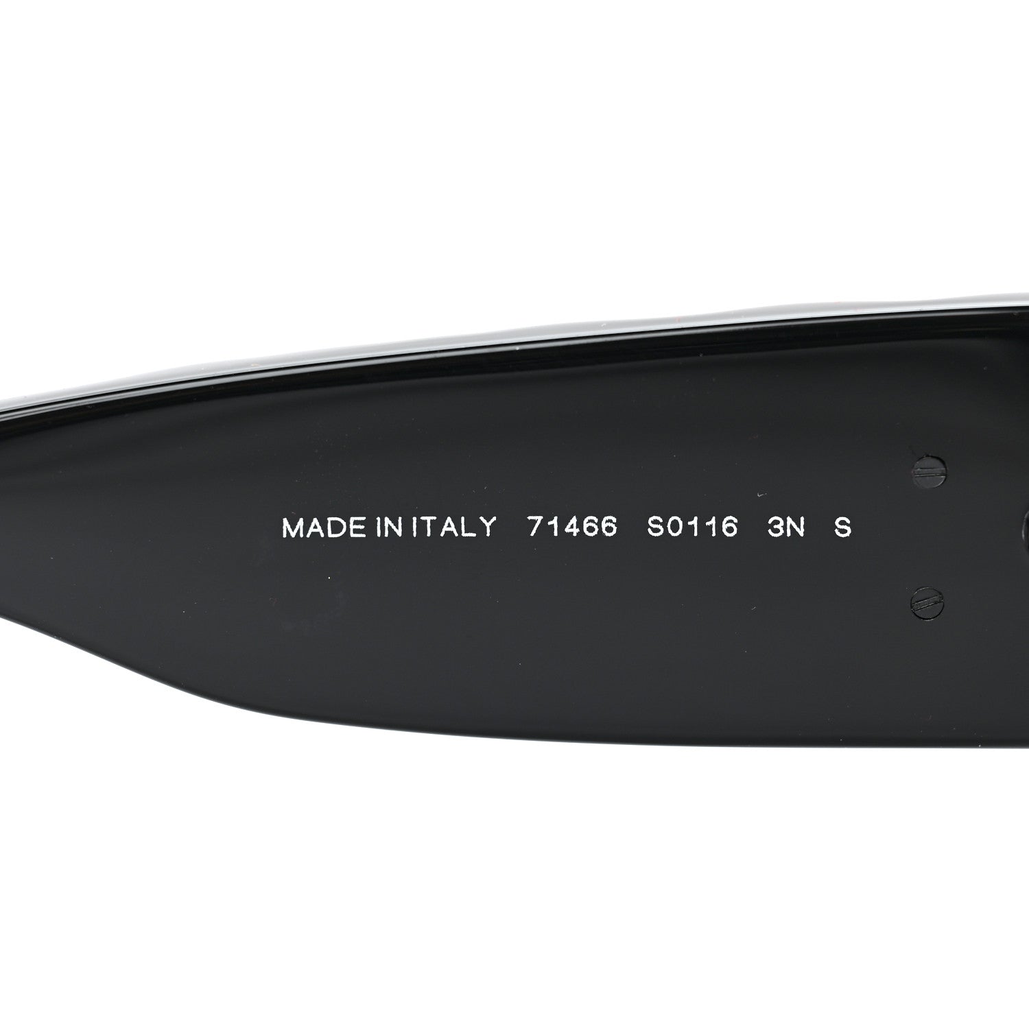 Chanel Acetate Shield Sunglasses 71466 Black 6 of 7