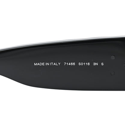 Chanel Acetate Shield Sunglasses 71466 Black 6 of 7