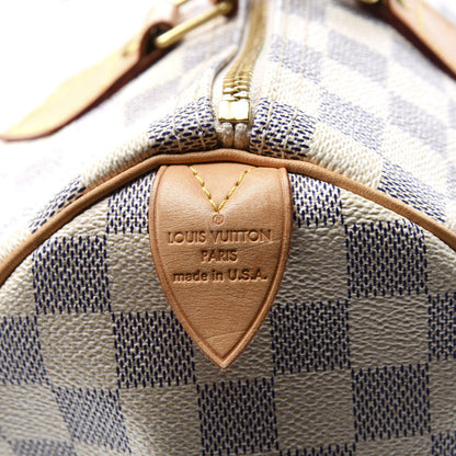 Louis Vuitton Damier Azur Speedy 30 11 of 12