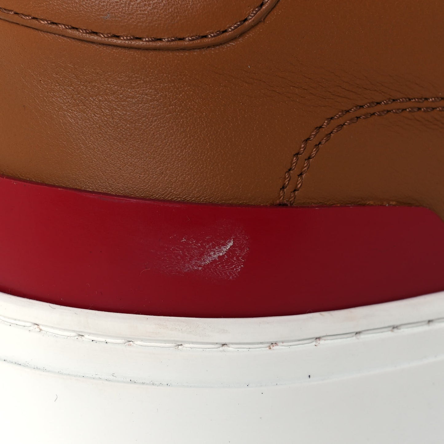 Calfskin Deep Sneakers 41 Naturel