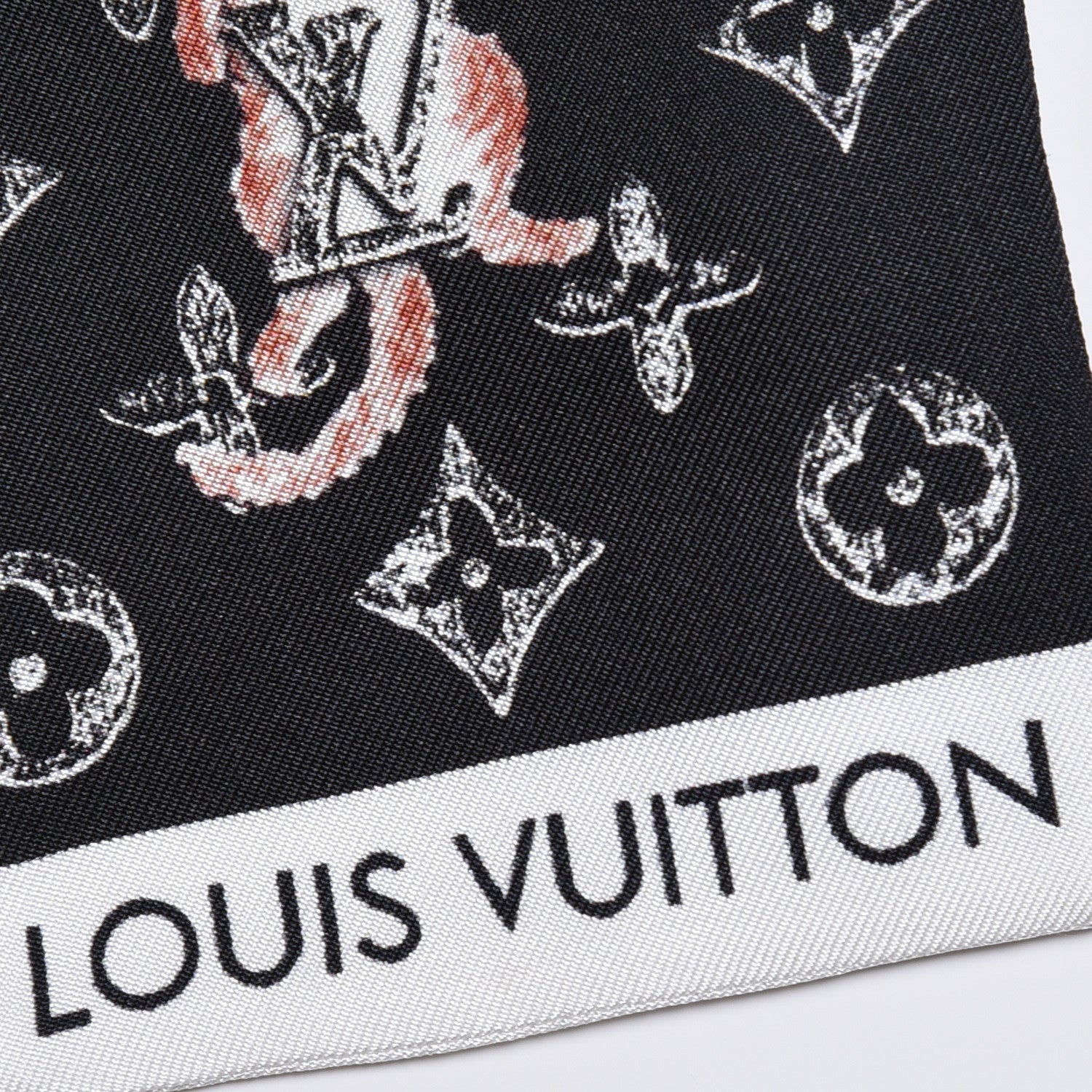 Louis Vuitton Silk Catogram Classic Bandeau Black 3 of 5