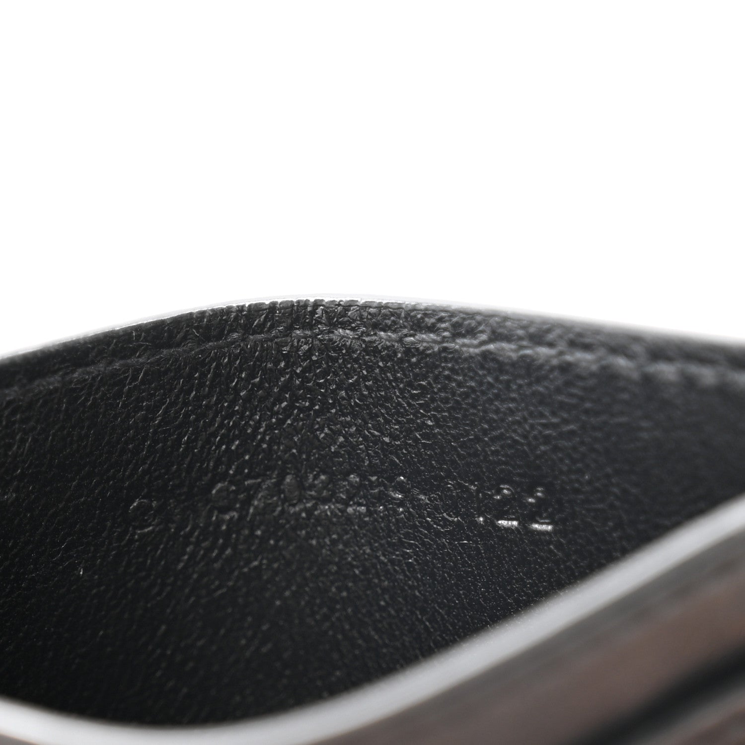 Saint Laurent Lambskin Quilted Gaby Credit Card Case Black 7 of 11