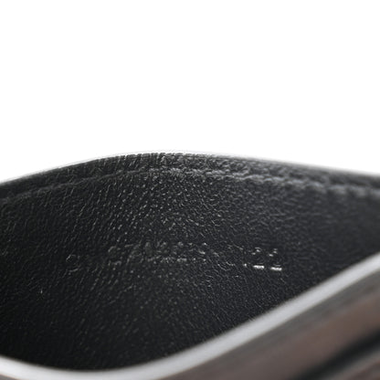 Saint Laurent Lambskin Quilted Gaby Credit Card Case Black 7 of 11