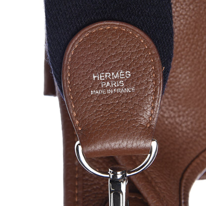 Hermes Taurillon Clemence Amazone Evelyne III GM Marron d'Inde 8 of 8