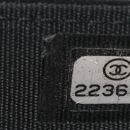 Chanel Lambskin Quilted Boy Wallet On Chain WOC Black 7 of 9