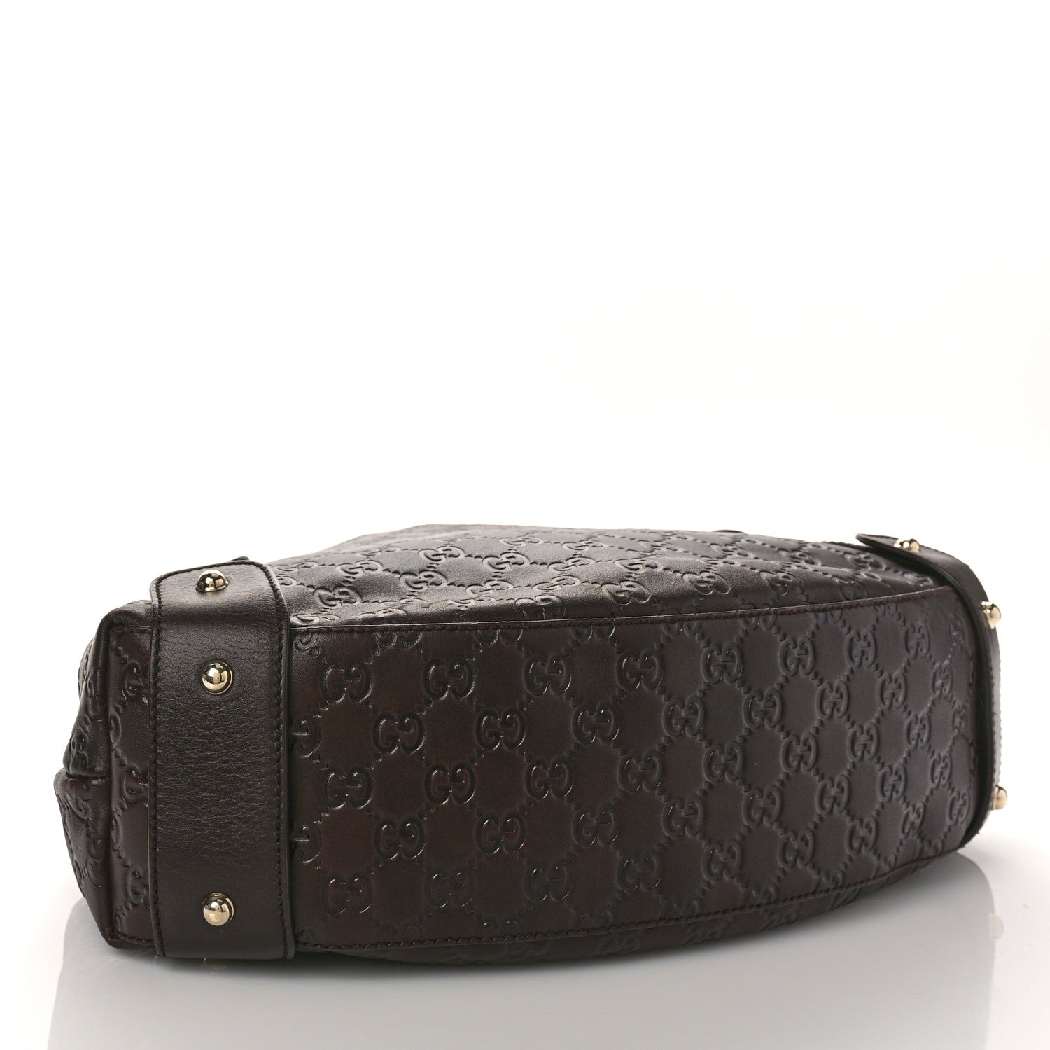 Gucci Guccissima Small Pelham Shoulder Bag Chocolate 4 of 10