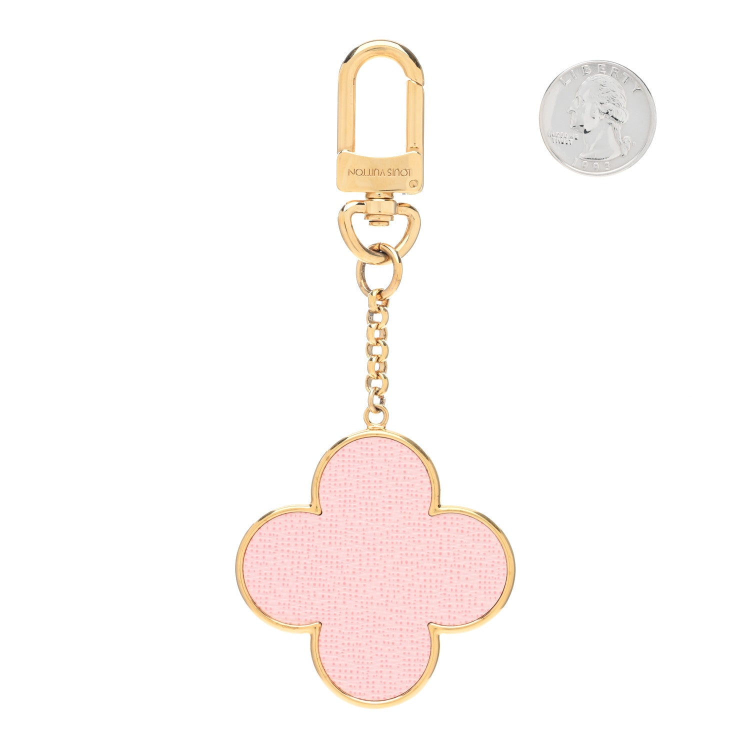 Louis Vuitton Metal Monogram Into The Flower Bag Charm Key Holder 3 of 3