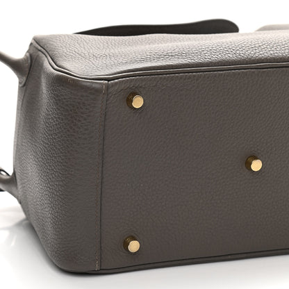 Hermes Taurillon Clemence Lindy 30 Etain 9 of 11