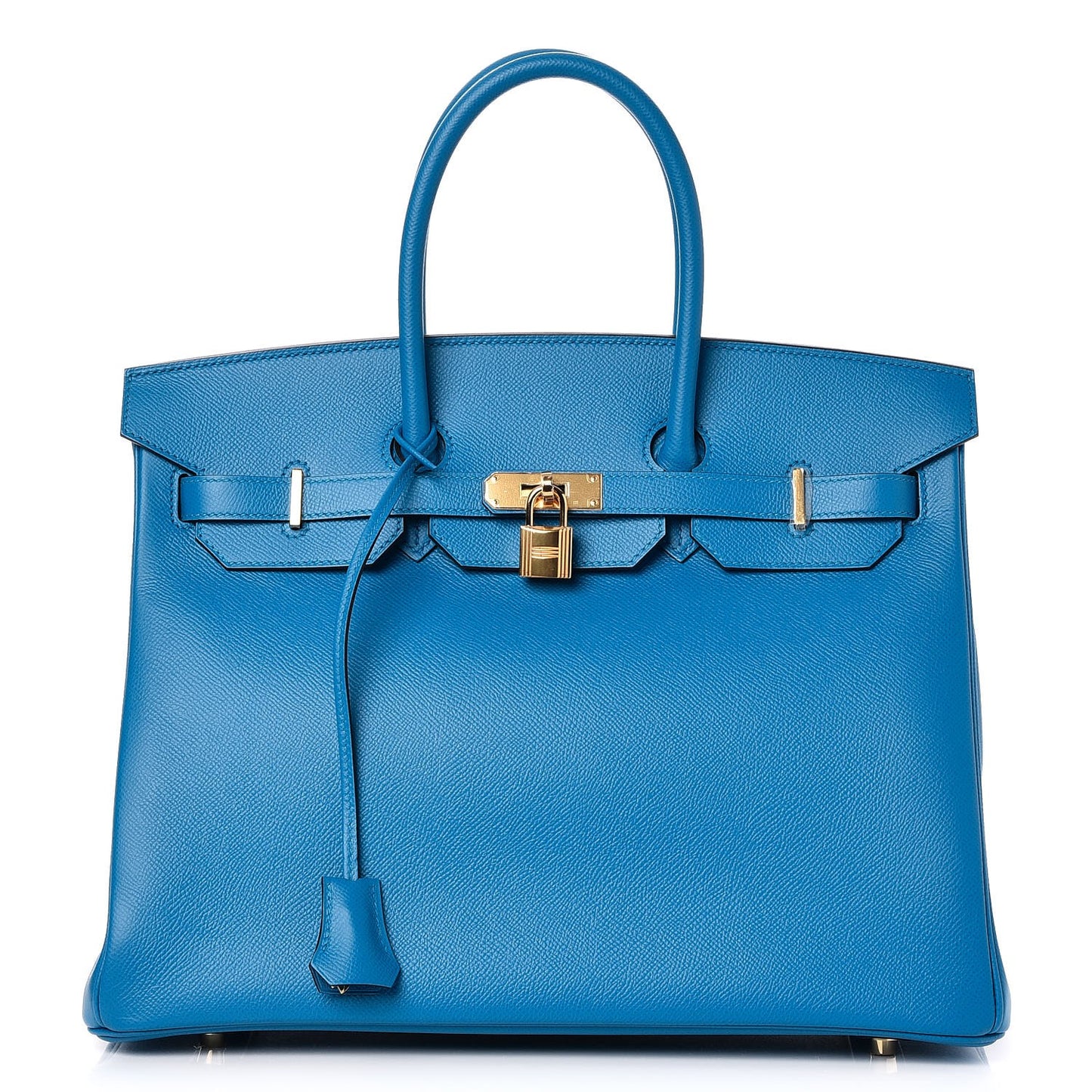 Epsom Birkin 35 Bleu Zanzibar