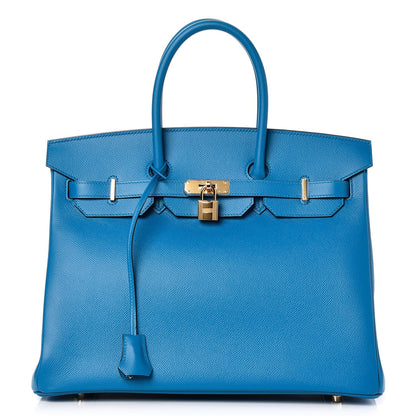 Hermes Epsom Birkin 35 Bleu Zanzibar 1 of 33