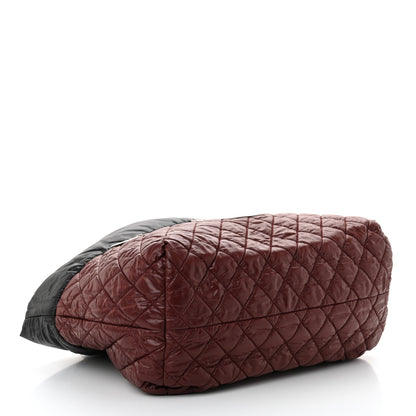 Chanel Lambskin Quilted Large Coco Cocoon Reversible Tote Black 7 of 18