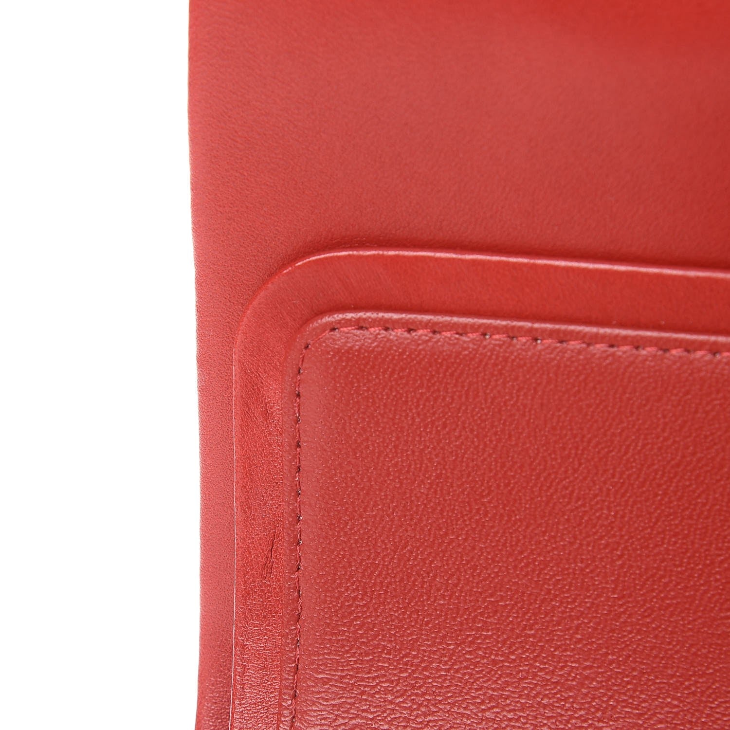 Chanel Lambskin Quilted Jumbo Double Flap Red 10 of 10