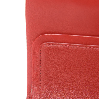 Chanel Lambskin Quilted Jumbo Double Flap Red 10 of 10