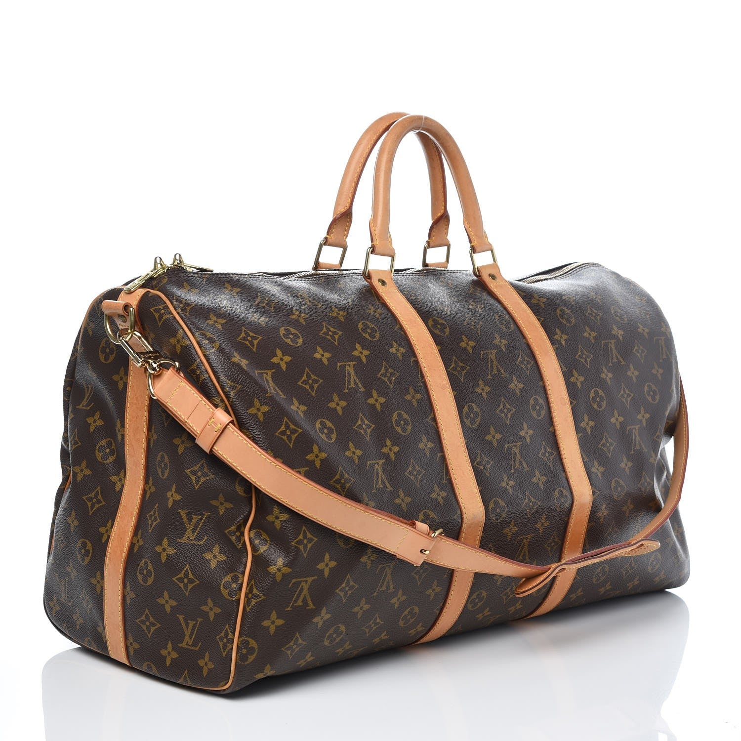 Louis Vuitton Monogram Keepall Bandouliere 55 3 of 7