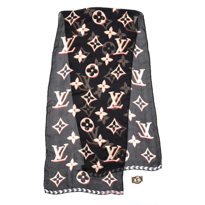 Louis Vuitton Giant Monogram Overgram LV Envy Bandeau Black 2 of 6