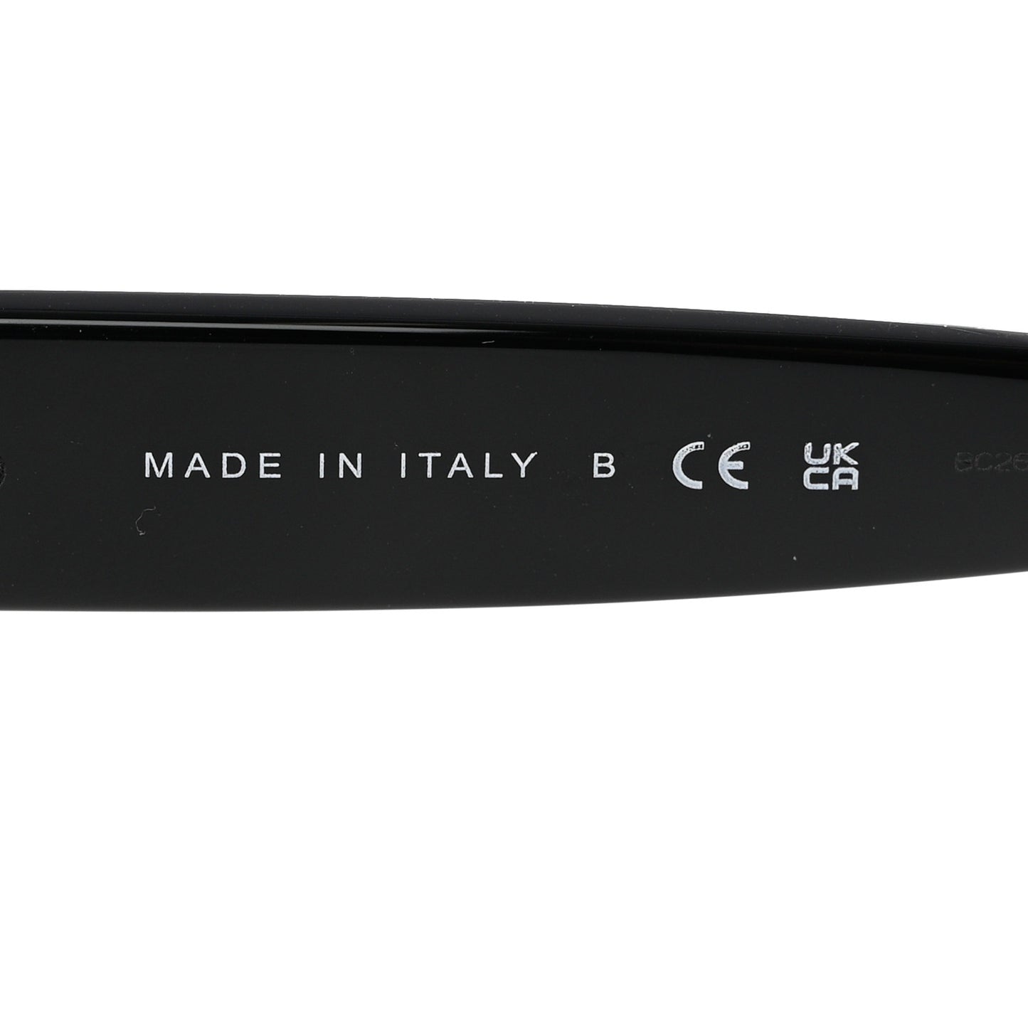 Acetate Square CC Heart Sunglasses 5478 Black