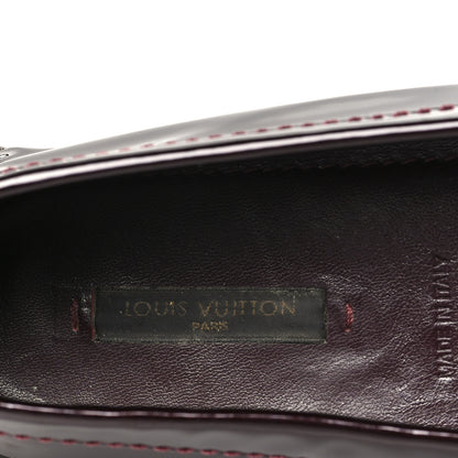 Louis Vuitton Patent Calfskin Oxford Loafers 40 Rouge Fauviste 7 of 9