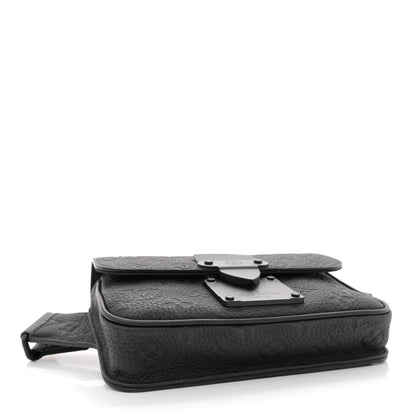 Louis Vuitton Taurillon Monogram S Lock Sling Bag Black 4 of 11