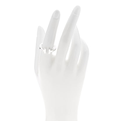 Tiffany Sterling Silver T Square Ring 56 7.5 2 of 5