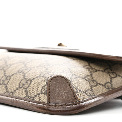 Gucci GG Supreme Monogram Neo Vintage Web Belt Bag Brown 10 of 11
