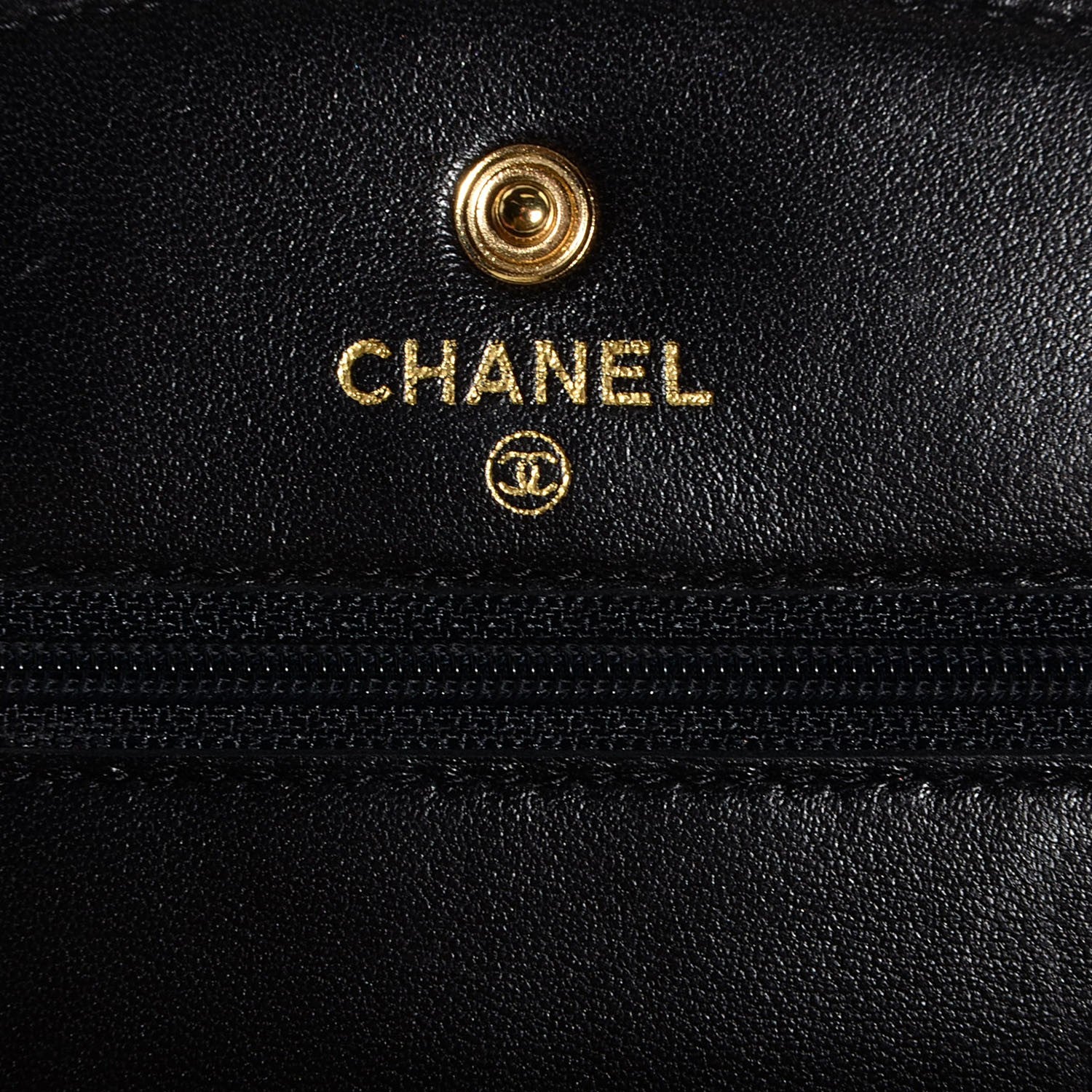Chanel Caviar Timeless CC Wallet on Chain WOC Black 6 of 8